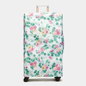 Floral Print Ripstop Protective Luggage Cover in Spinner Size